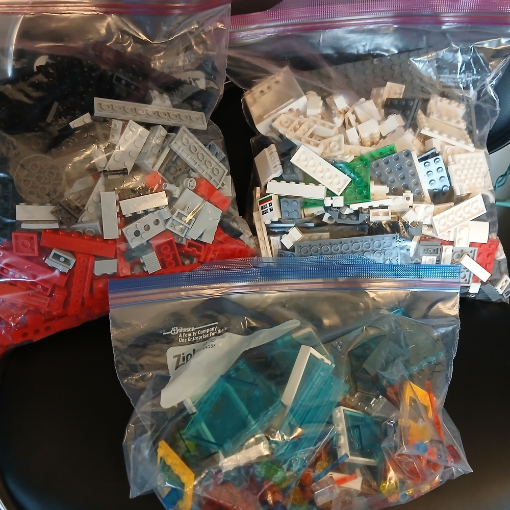 Assorted LEGO Bricks in Multiple Colors